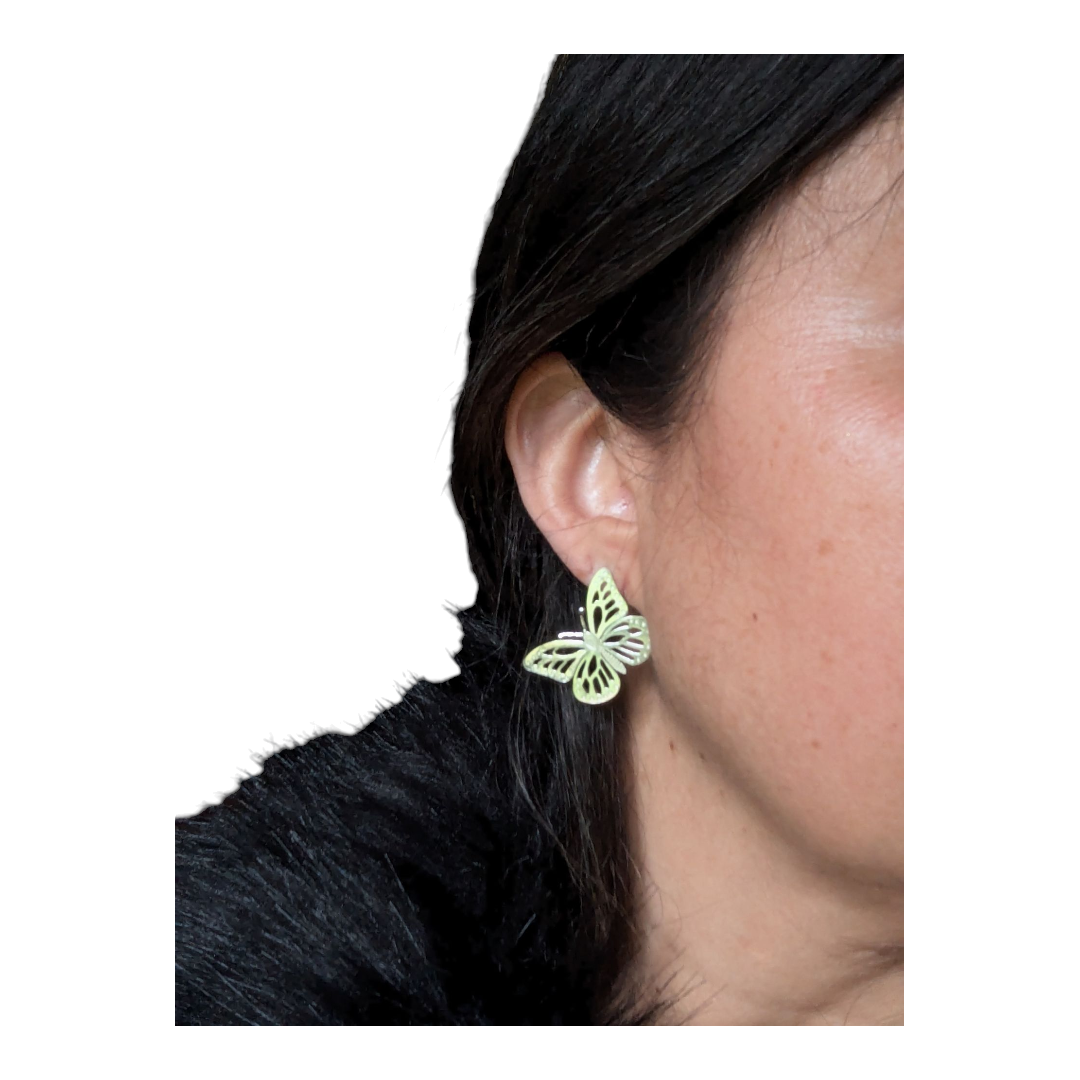 Aretes Monarca broquel
